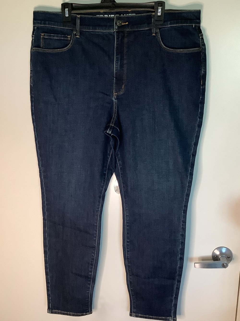 Eddie Bauer Skinny Jeans Plus Size 18 Dark Wash Stretch Denim High Rise 18W